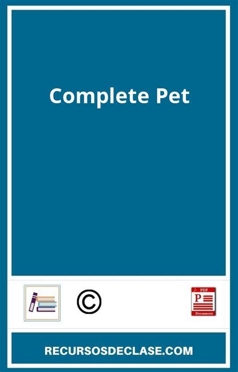 Complete Pet Pdf 】 2024