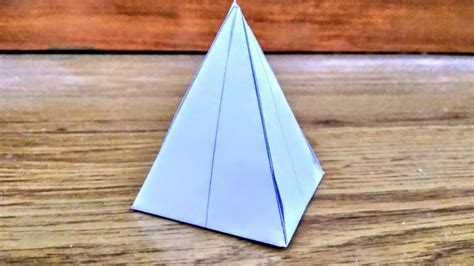 Pirámide De Papel How To Make Paper Pyramid Como Hacer Una Pirámide