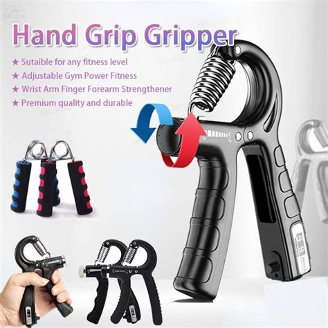 Hand Grip Exercise Gym Adjustable Count Finger Grippers Muscle