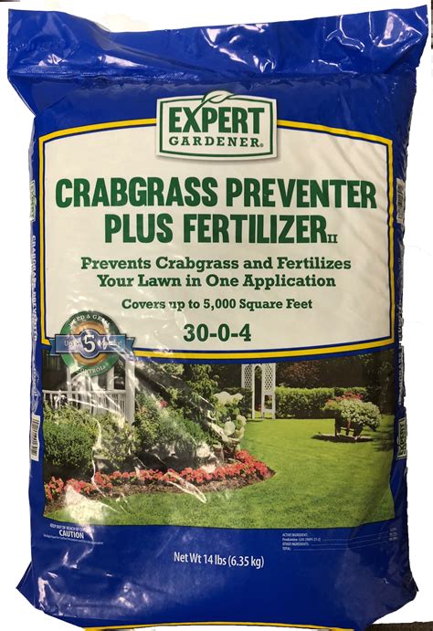 Expert Gardener Crabgrass Preventer Plus Fertilizer 14 Lb Walmart