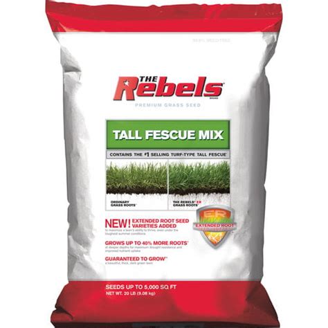 20 Lb Rebel Tall Fescue Grass Seed Contains The 1 Selling Turf Type