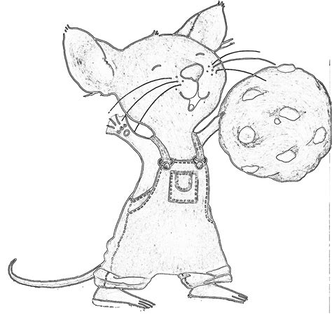 If You Give A Mouse A Cookie Coloring Pages Coloring Pages