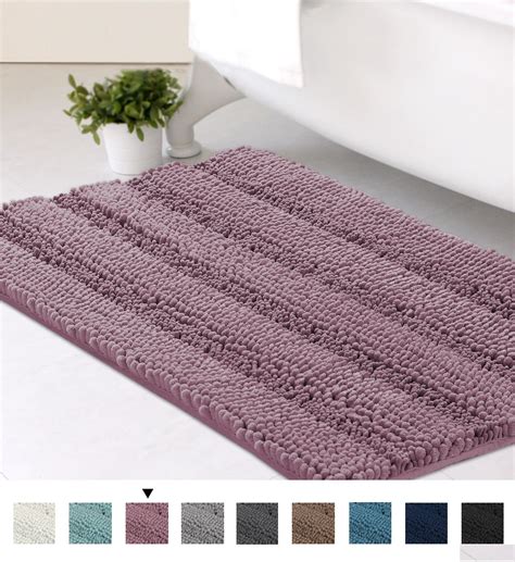Shop for bathroom rug sets in bath rugs & mats. Mauve Bath Mats for Bathroom Non Slip Ultra Thick and Soft ...