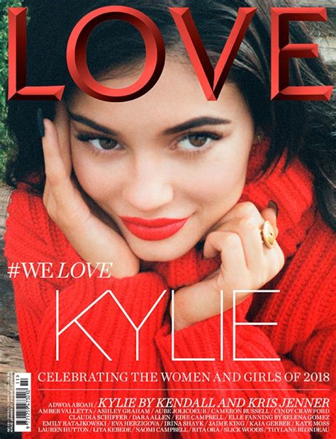 Kylie Jenner Resurfaces On Love Magazine Cover E Online Uk