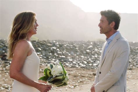 Patrick Dempsey Ends Greys Anatomy Run With Meredith Derek Wedding