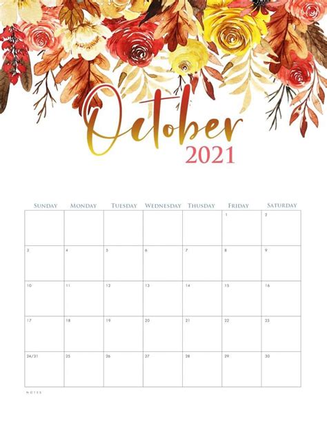 cute watercolor  calendar