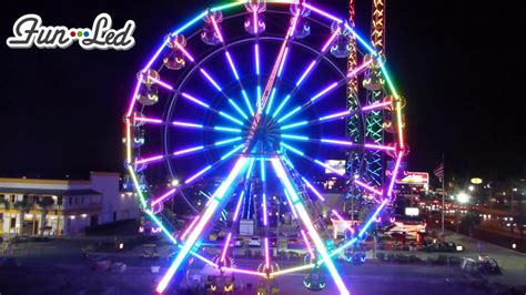 Fun Led Ferris Wheel 25 M Youtube