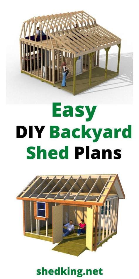 Shed Plans For Diy Dummies And Smart People Too Wood Shed Plans