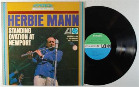 herbie mann standing ovation at newport lp ex atlantic jazz 1965 ebay