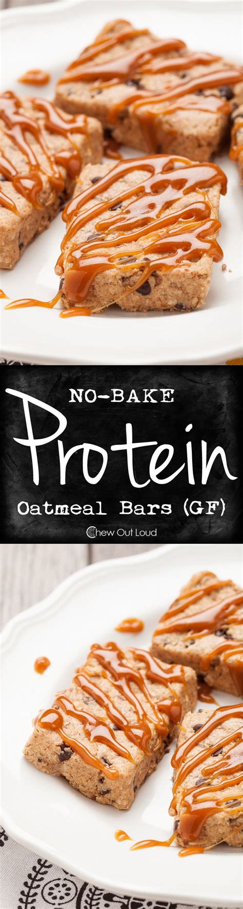 No-Bake Oatmeal Protein Bars | Recipe | Protein bar ...