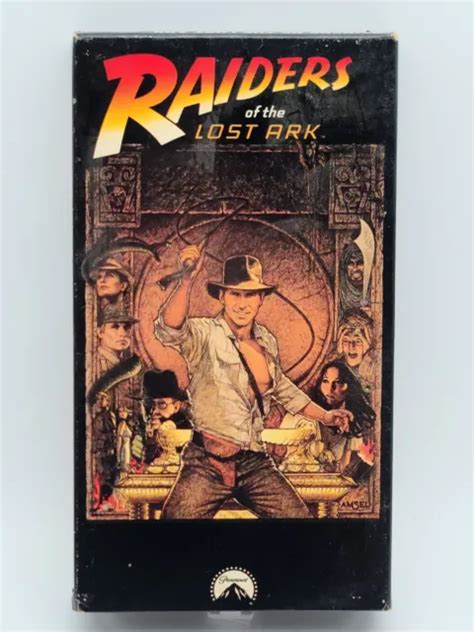 INDIANA JONES RAIDERS Of The Lost Ark VHS 1981 Harrison Ford First
