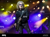 Bruce Watson, guitarist of the British-American rock band Foreigner ...