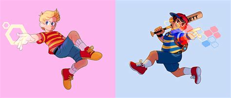 Made Some Lucas And Ness Fanart Rearthbound