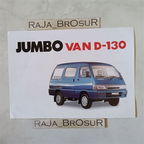 Jual Poster Brosur Katalog Flyer Jadul Lawas Daihatsu Jumbo Van D 130