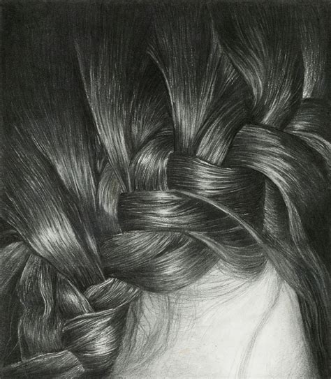 Braid Charcoal Drawing On Behance