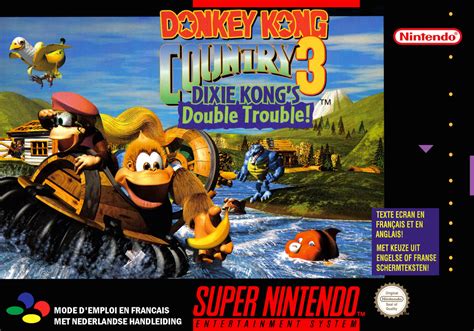 Donkey Kong Country 3 Dixie Kongs Double Trouble Super Nintendo