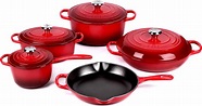 Le Creuset 9-Piece Cookware Set - Anniversary Gifts