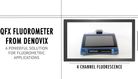 Meet The Denovix Ds 11 Fx Series Spectrophotometer Fluorometer