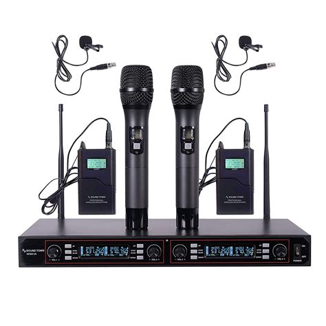 Sound Town Professional Uhf Handheld Wireless Microphone System With