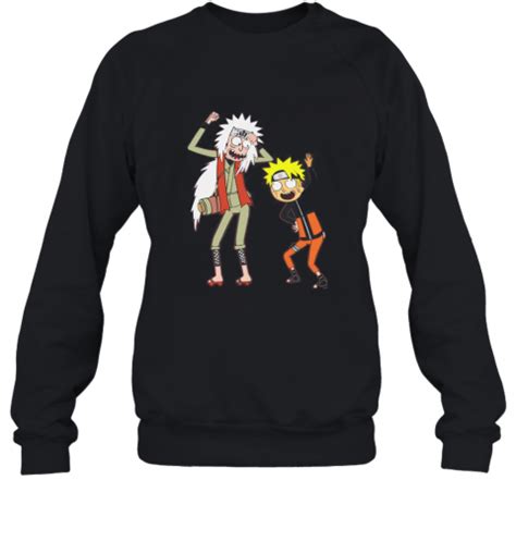 Rick And Morty Naruto And Jiraiya Mashup T Shirt T Shirt Classic