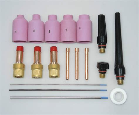 High Quality Pcs Tig Welder Torch Cup Collet Body Nozzles Consumables