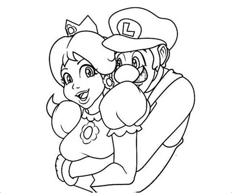 Daisy coloring pages printable coloring image. Mario Coloring Pages - Free Coloring Pages | Free & Premium Templates