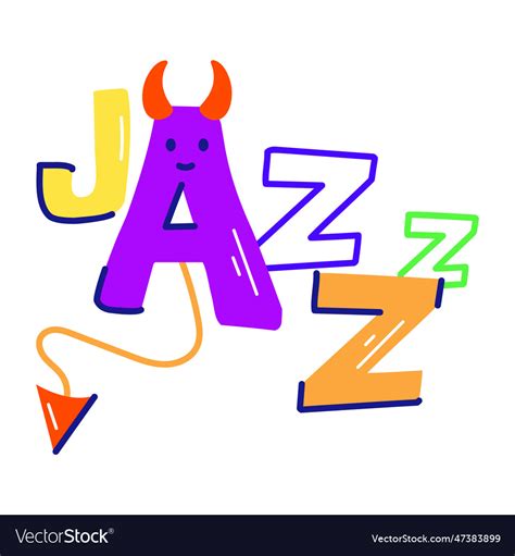 Jazz Emoji Royalty Free Vector Image Vectorstock