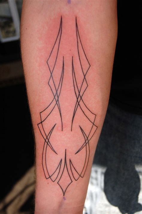 Pinstripe Tattoo By Tstctc On Deviantart Left Arm Tattoos Tattoos