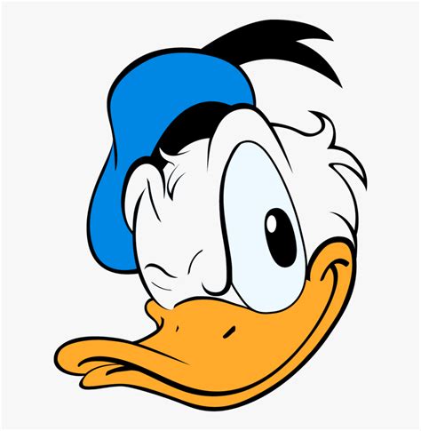 Donald Duck Face Clipart Cartoon