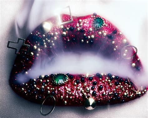 Lip Art With Smoke Lip Art Makeup With Smoke And Nail Jewe Flickr