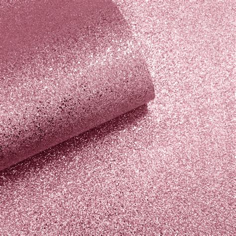 Muriva Oriah Textured Sparkle Bling Soft Pink Glitter