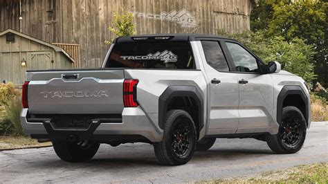 2024 Toyota Tacoma Renderings Rear The Fast Lane Truck