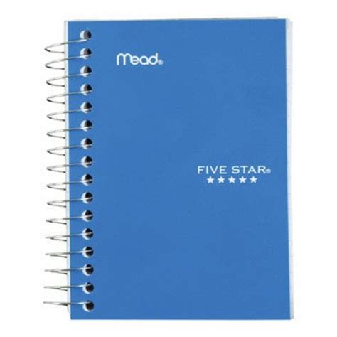 Geekshive Mead Five Star Fat Lil Notebook 200 Ruled Sheets400 Ruled