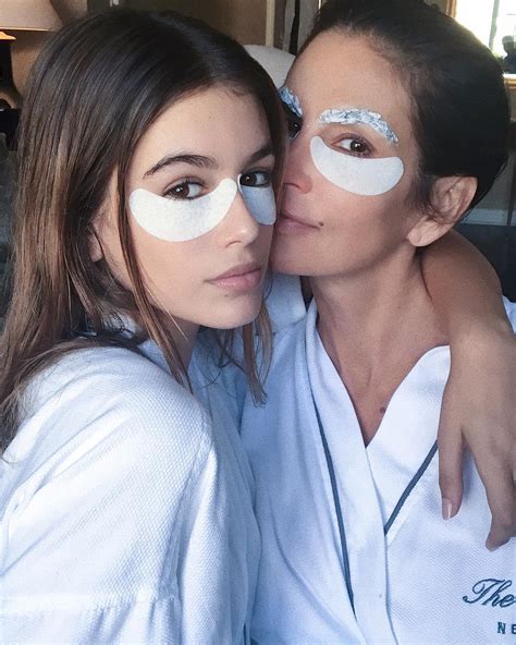 Kaia Gerber And Cindy Crawford Share A Mother Daughter Spa Day On