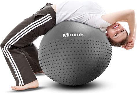 Mirumb Exercise Ball 55cm65cm75cm Anti Burst Slip Resistant Yoga