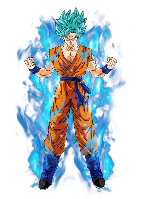 Goku Super Saiyan Blue By Bardocksonic On Deviantart