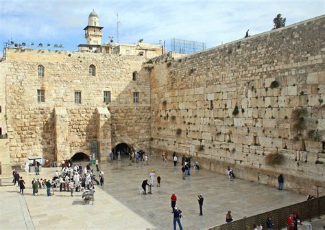 The Wailing Wall Aka Kotel In Old City Of Jerusalem