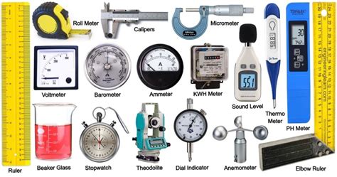 25 Types Of Measuring Instruments And Their Uses With Pictures And Names