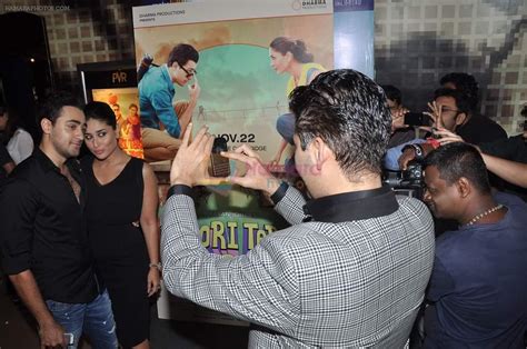 Karan Johar Kareena Kapoor Imran Khan At The First Look Launch Of Gori Tere Pyaar Mein In
