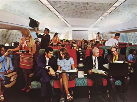 Continental Airlines Dc 10 Coach Cabin Vintage Airlines