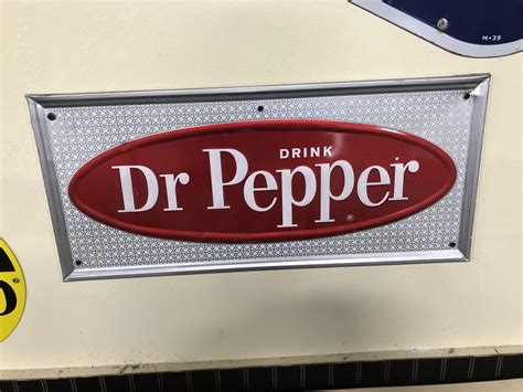 Drpepper Sign Early Tin Panted Embossed Sign 10 2 4 Collectors Weekly