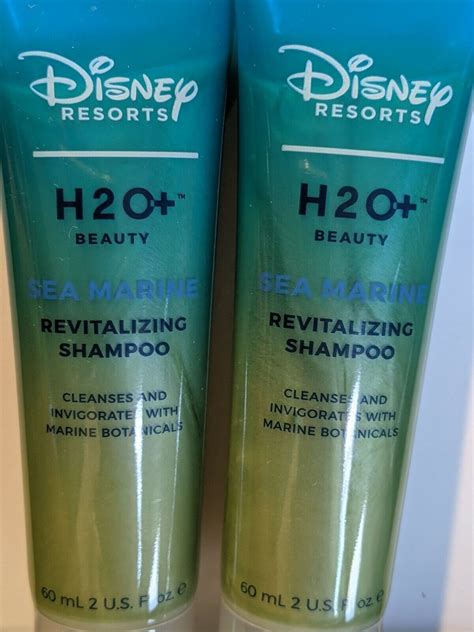 New Disney Resorts H2o Sea Marine Revitalizing Shampoo 2oz Qty 2