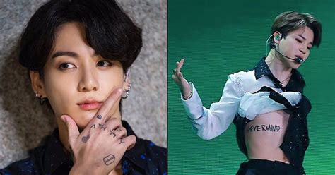 Love Bts Jimin And Jungkooks Tattoos Heres What They Mean