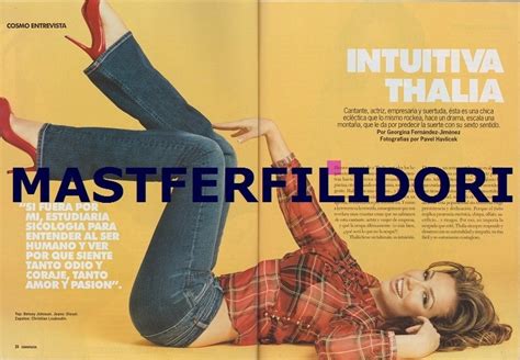Thalia Revista Cosmopolitan De Mexico Enero 2006 Mmu 6999 En