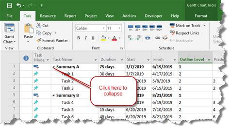 Summary Tasks And Project Wbs Microsoft Project Tips