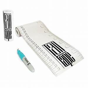 Talltape White Portable Roll Up Height Chart Plus 1 Sharpie Mini