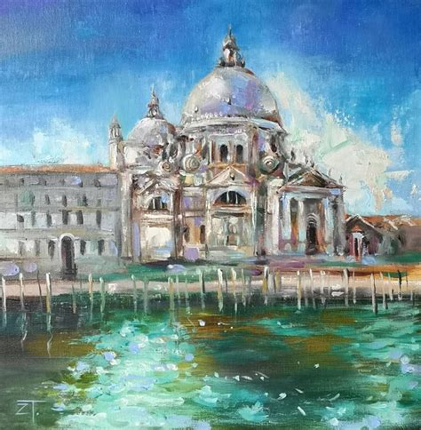 Venice Painting Italy Original Art Oil Painting On Canvas Etsy