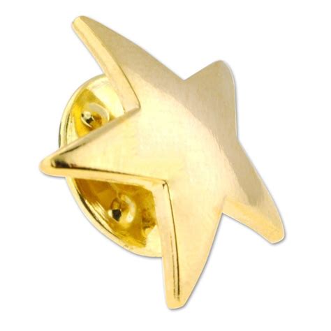 Gold Star Lapel Pin 10 Pack Fashion Jewelry