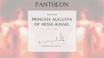 Princess Augusta of Hesse-Kassel Biography - Duchess of Cambridge ...