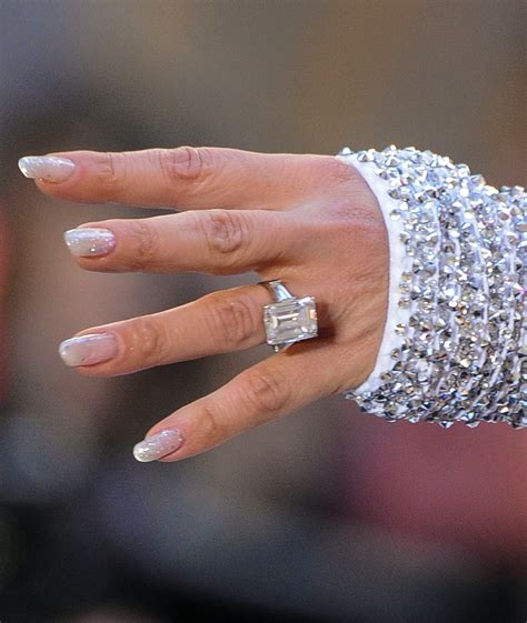 All Of Jennifer Lopezs Engagement Rings Hit On The Same Major Jewelry